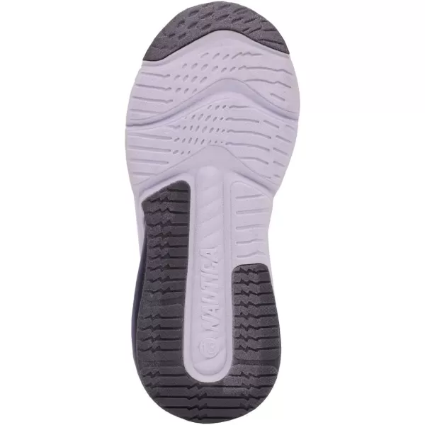 Nautica Kids Casual Air Bubble Fashion Sneakers Walking ShoesLightweight Joggers BoysGirls Bungee SlipOnLace Up Little KidBig KidNavy Charcoal