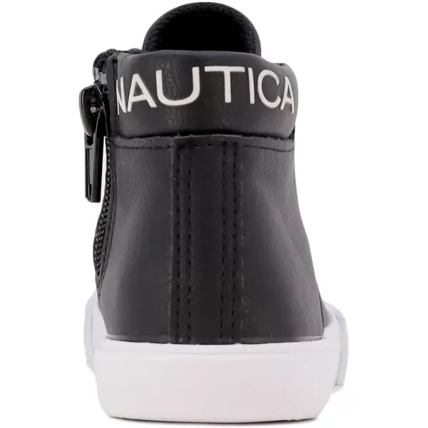 Nautica Kids Chukka Boots with LaceUp and Zipper Ankle Bootie Design  BoysGirls  Dress Shoes  Size for Toddler amp Little KidsBlack White