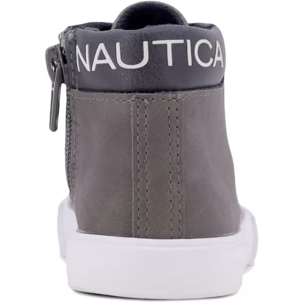 Nautica Kids Chukka Boots with LaceUp and Zipper Ankle Bootie Design  BoysGirls  Dress Shoes  Size for Toddler amp Little KidsGrey Navybreakwharf