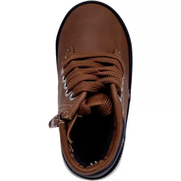 Nautica Kids Chukka Boots with LaceUp and Zipper Ankle Bootie Design  BoysGirls  Dress Shoes  Size for Toddler amp Little KidsTan Tumbled