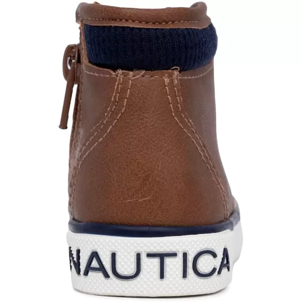 Nautica Kids Chukka Boots with LaceUp and Zipper Ankle Bootie Design  BoysGirls  Dress Shoes  Size for Toddler amp Little KidsTan Tumbled