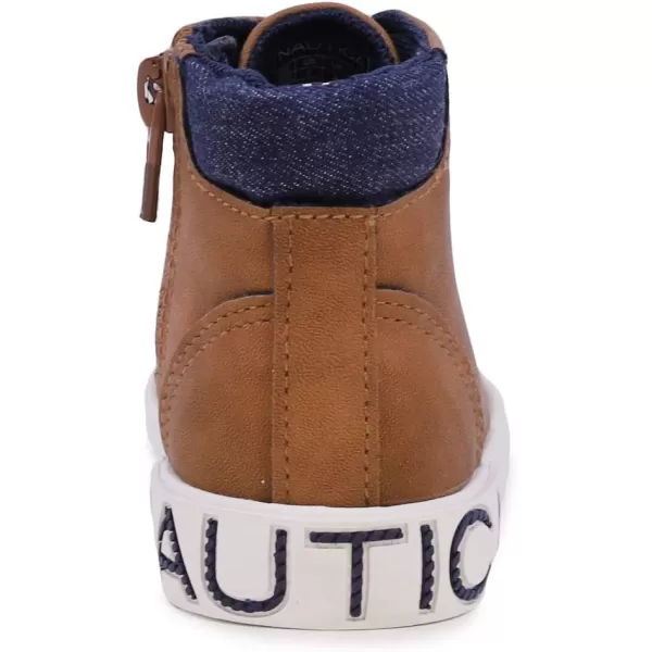 Nautica Kids Chukka Boots with LaceUp and Zipper Ankle Bootie Design  BoysGirls  Dress Shoes  Size for Toddler amp Little KidsTanIvory