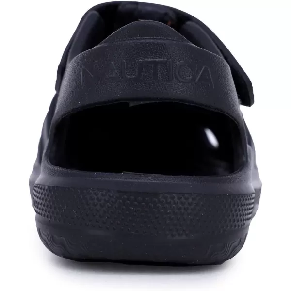 Nautica Kids ClosedToe Outdoor Sport Casual Sandals  Lightweight Comfortable Eva Toddler Play Water Shoe SplashestBoy  Girl Little KidToddlerBlackRed