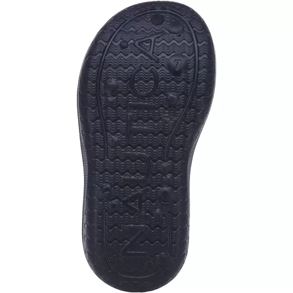 Nautica Kids ClosedToe Outdoor Sport Casual Sandals  Lightweight Comfortable Eva Toddler Play Water Shoe SplashestBoy  Girl Little KidToddlerBlackRed