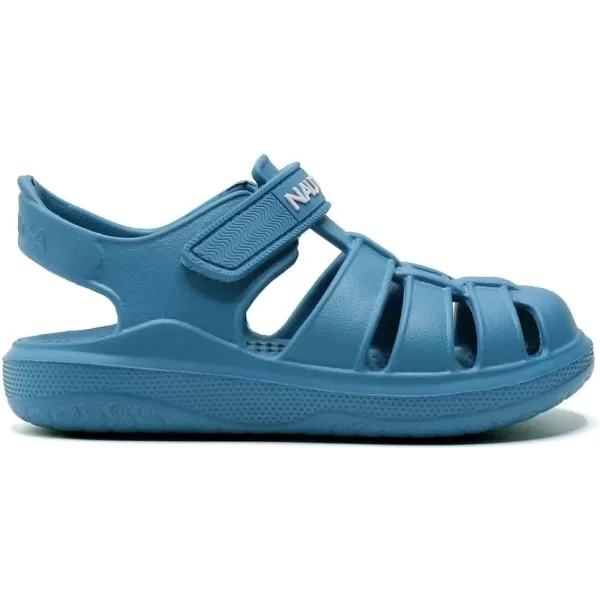 Nautica Kids ClosedToe Outdoor Sport Casual Sandals  Lightweight Comfortable Eva Toddler Play Water Shoe SplashestBoy  Girl Little KidToddlerBlue Jay