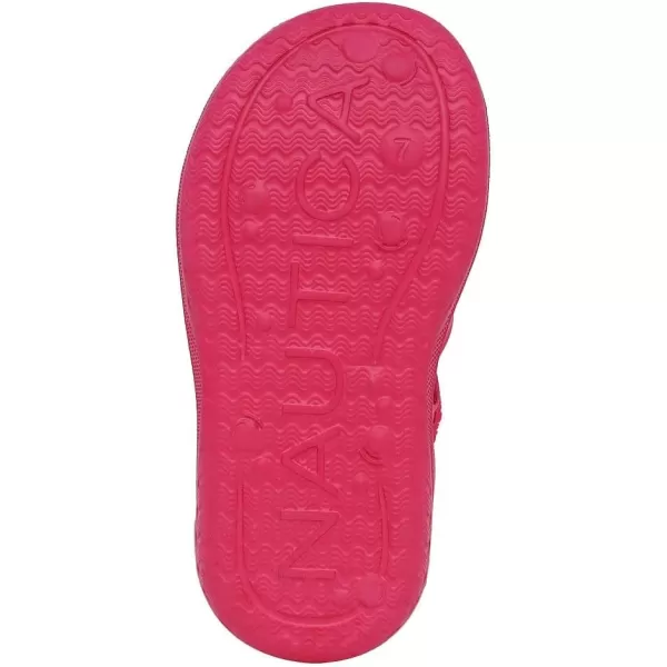 Nautica Kids ClosedToe Outdoor Sport Casual Sandals  Lightweight Comfortable Eva Toddler Play Water Shoe SplashestBoy  Girl Little KidToddlerBright Pink