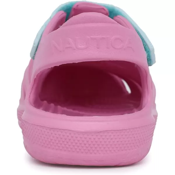 Nautica Kids ClosedToe Outdoor Sport Casual Sandals  Lightweight Comfortable Eva Toddler Play Water Shoe SplashestBoy  Girl Little KidToddlerPrisim Pink Aqua