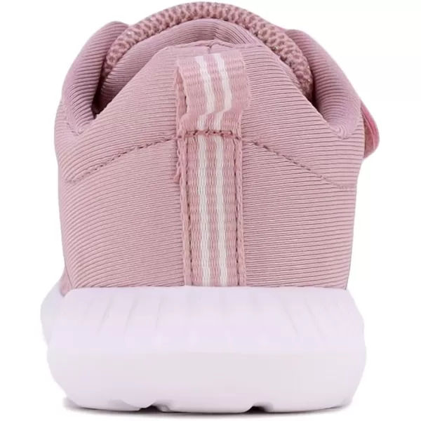 Nautica Kids Fashion Sneaker Athletic School Running Shoe with One Strap Boys  GirlsToddlerLittle KidMauve Knit Iridescent