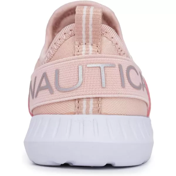 Nautica Kids Girls Metallic Fashion Sneaker LaceUp Athletic Running Shoe I kappil I Big Kid  Little Kid  ToddlerBlush Silver