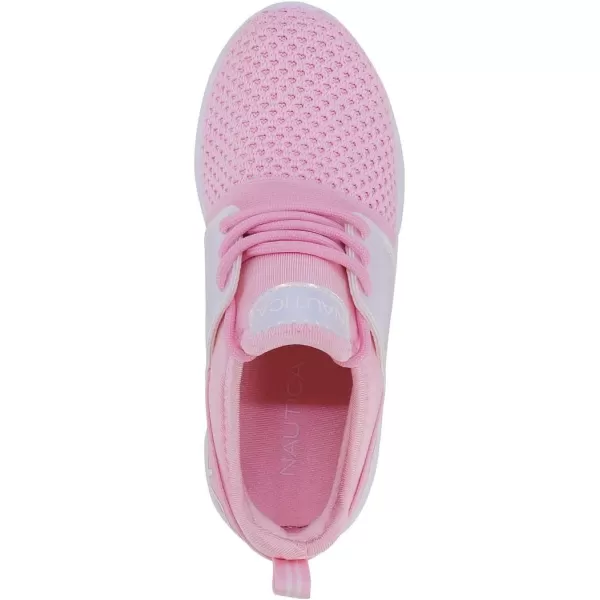 Nautica Kids Girls Metallic Fashion Sneaker LaceUp Athletic Running Shoe I kappil I Big Kid  Little Kid  ToddlerIridescent Pink