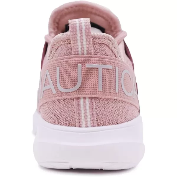 Nautica Kids Girls Metallic Fashion Sneaker LaceUp Athletic Running Shoe I kappil I Big Kid  Little Kid  ToddlerMauve Sparkle