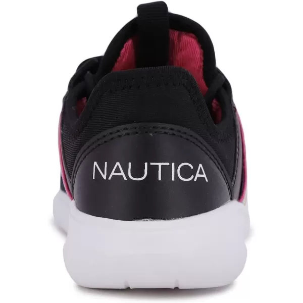 Nautica Kids Girls Metallic Fashion Sneaker LaceUp Athletic Running Shoe I kappil I Big Kid  Little Kid  ToddlerPrimageblack Rainbow