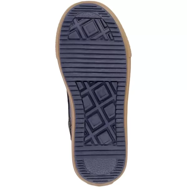 Nautica Kids High Top Sneaker Fashion Boot High Top Basketball Shoe BoysGirls ToddlerLittle KidsBrown Navy Gumtitan