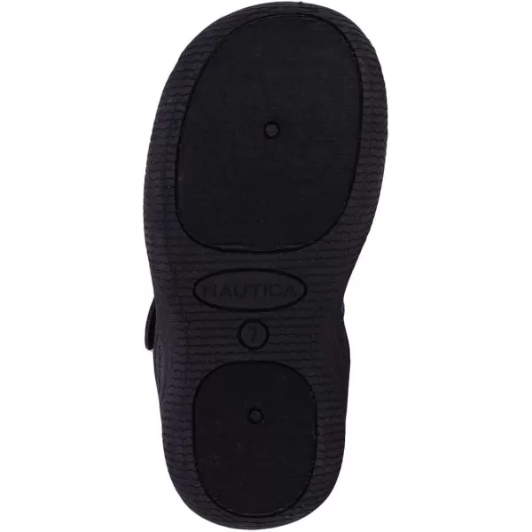 Nautica Kids Kettle Gulf Protective Water ShoeClosedToe Sport Sandal Navy Heather Print ToddlerLittle KidBlack Blue Sharks