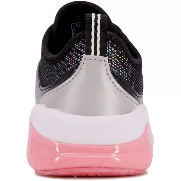 Nautica Kids LaceUp Sneakers  Comfortable Running Shoes for Boys and Girls  Little KidBig KidBlack Metallicforge Pond 2