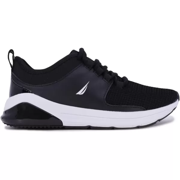Nautica Kids LaceUp Sneakers  Comfortable Running Shoes for Boys and Girls  Little KidBig KidBlackforge Pond