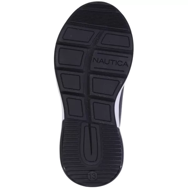 Nautica Kids LaceUp Sneakers  Comfortable Running Shoes for Boys and Girls  Little KidBig KidBlackforge Pond