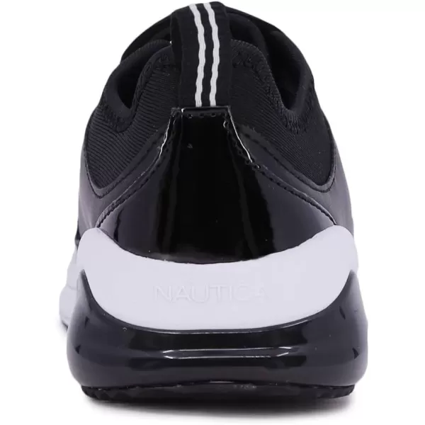 Nautica Kids LaceUp Sneakers  Comfortable Running Shoes for Boys and Girls  Little KidBig KidBlackforge Pond