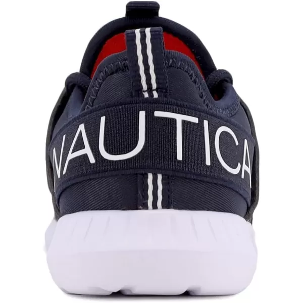 Nautica Kids LaceUp Sneakers  Comfortable Running Shoes for Boys and Girls  Little KidBig KidMidnight Meshkappil 4