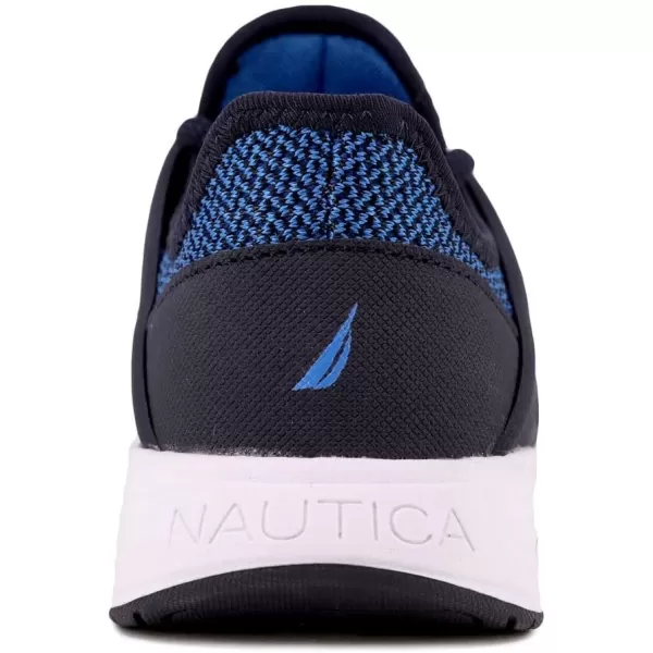 Nautica Kids LaceUp Sneakers  Comfortable Running Shoes for Boys and Girls  Little KidBig KidNavy Bright Blue
