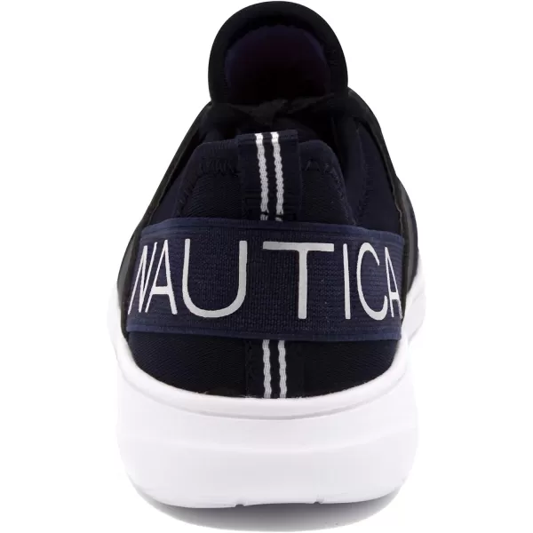 Nautica Kids LaceUp Sneakers  Comfortable Running Shoes for Boys and Girls  Little KidBig KidNavyWhite