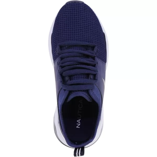 Nautica Kids LaceUp Sneakers  Comfortable Running Shoes for Boys and Girls  Little KidBig KidNavyforge Pond