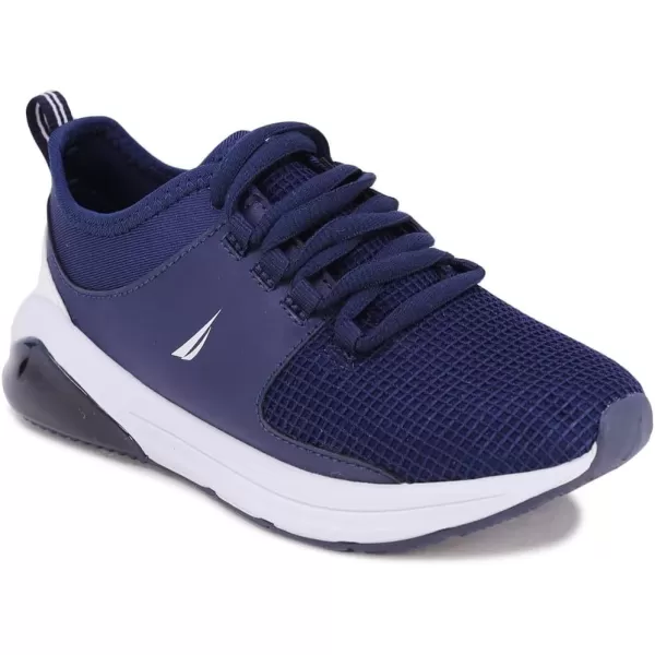 Nautica Kids LaceUp Sneakers  Comfortable Running Shoes for Boys and Girls  Little KidBig KidNavyforge Pond