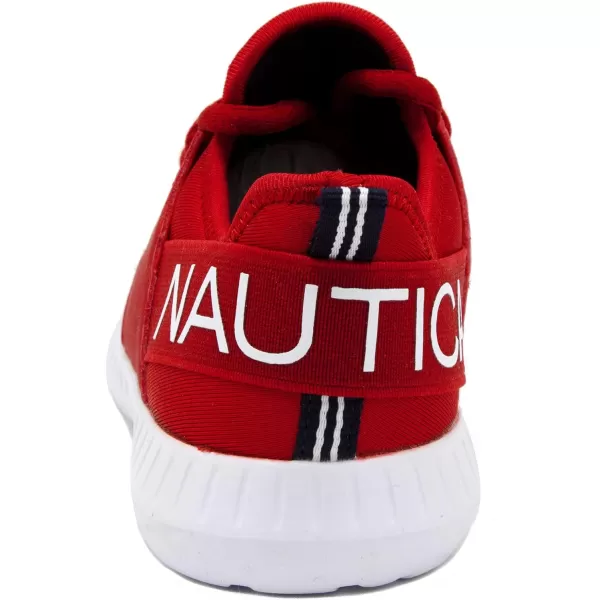 Nautica Kids LaceUp Sneakers  Comfortable Running Shoes for Boys and Girls  Little KidBig KidRed