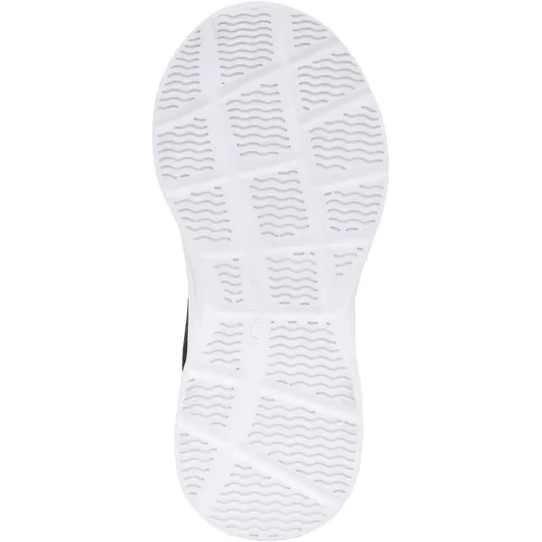 Nautica Kids Laceup Sneakers for Boys and Girls  Jelly Sole Walking Shoes Athletic Running Shoes with Chunky Cushion Heel Technology Little KidBig KidBlack White