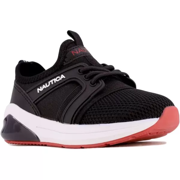 Nautica Kids Light Up Flashing Sneaker Athletic Running Shoes LaceUpBungeeSlipon Boy  GirlLittle KidBig Kid Kappil Parks Neave LightsBack Red Pop Lights