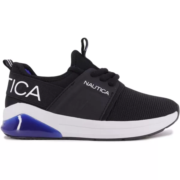 Nautica Kids Light Up Flashing Sneaker Athletic Running Shoes LaceUpBungeeSlipon Boy  GirlLittle KidBig Kid Kappil Parks Neave LightsBlack Cobalt Kappil Lights