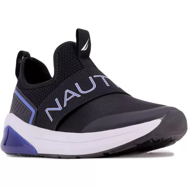 Nautica Kids Light Up Flashing Sneaker Athletic Running Shoes LaceUpBungeeSlipon Boy  GirlLittle KidBig Kid Kappil Parks Neave LightsBlack Cobalt Lightsalois