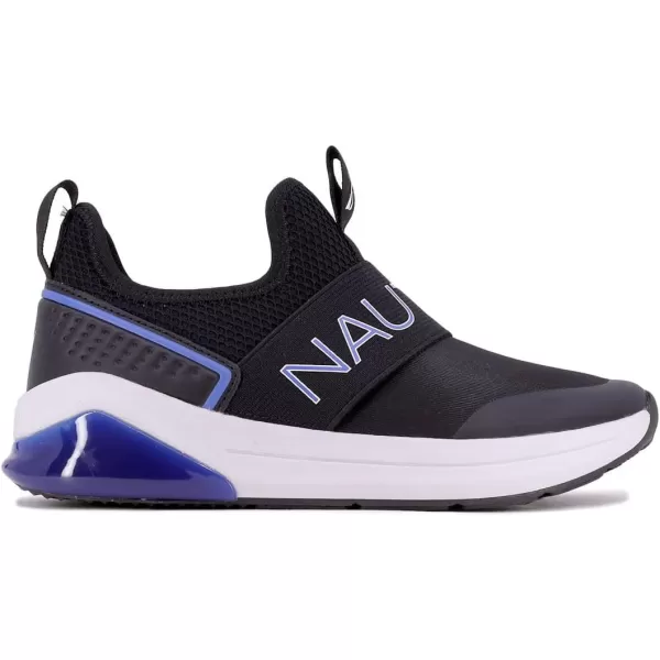 Nautica Kids Light Up Flashing Sneaker Athletic Running Shoes LaceUpBungeeSlipon Boy  GirlLittle KidBig Kid Kappil Parks Neave LightsBlack Cobalt Lightsalois