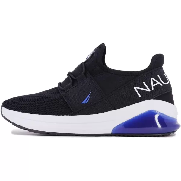 Nautica Kids Light Up Flashing Sneaker Athletic Running Shoes LaceUpBungeeSlipon Boy  GirlLittle KidBig Kid Kappil Parks Neave LightsLights Black Cobalt