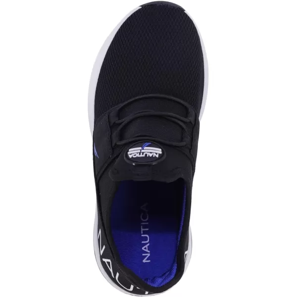 Nautica Kids Light Up Flashing Sneaker Athletic Running Shoes LaceUpBungeeSlipon Boy  GirlLittle KidBig Kid Kappil Parks Neave LightsLights Black Cobalt