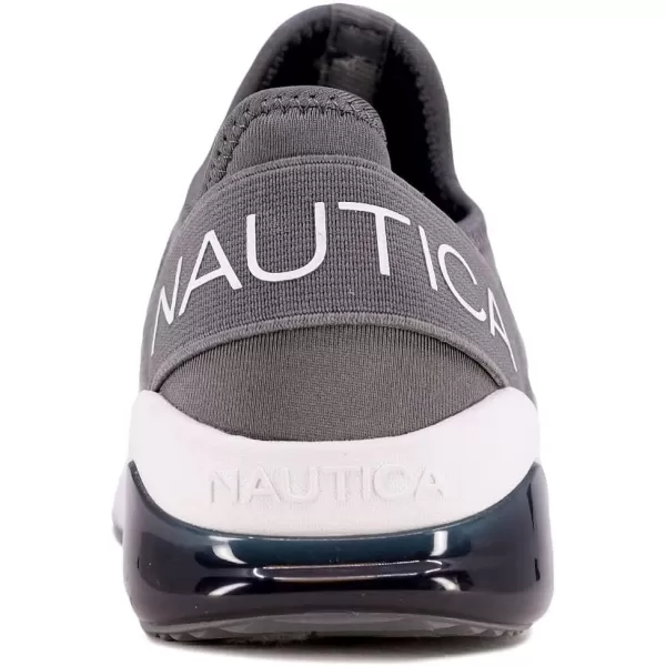 Nautica Kids Light Up Flashing Sneaker Athletic Running Shoes LaceUpBungeeSlipon Boy  GirlLittle KidBig Kid Kappil Parks Neave LightsLights Storm Grey Navy