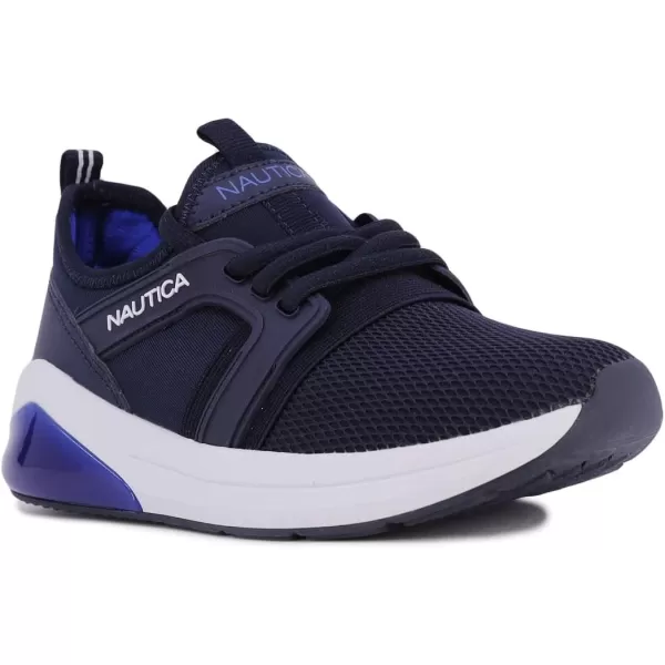 Nautica Kids Light Up Flashing Sneaker Athletic Running Shoes LaceUpBungeeSlipon Boy  GirlLittle KidBig Kid Kappil Parks Neave LightsNavy Cobalt Lights