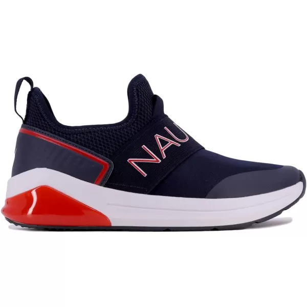 Nautica Kids Light Up Flashing Sneaker Athletic Running Shoes LaceUpBungeeSlipon Boy  GirlLittle KidBig Kid Kappil Parks Neave LightsNavy Red Lightsalois