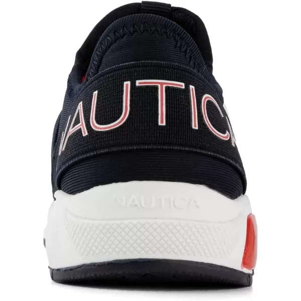 Nautica Kids Light Up Flashing Sneaker Athletic Running Shoes LaceUpBungeeSlipon Boy  GirlLittle KidBig Kid Kappil Parks Neave LightsNavy Red Neave Lights