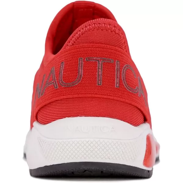 Nautica Kids Light Up Flashing Sneaker Athletic Running Shoes LaceUpBungeeSlipon Boy  GirlLittle KidBig Kid Kappil Parks Neave LightsRed Black Logo Neave Lights