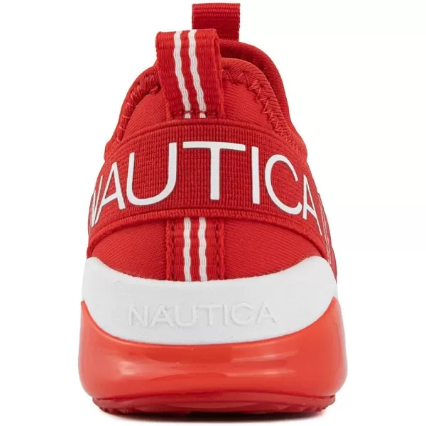 Nautica Kids Light Up Flashing Sneaker Athletic Running Shoes LaceUpBungeeSlipon Boy  GirlLittle KidBig Kid Kappil Parks Neave LightsRed Kappil Lights