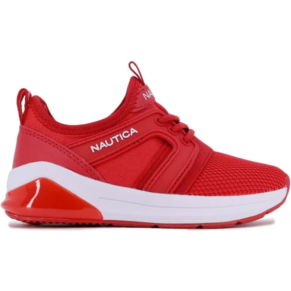 Nautica Kids Light Up Flashing Sneaker Athletic Running Shoes LaceUpBungeeSlipon Boy  GirlLittle KidBig Kid Kappil Parks Neave LightsRed Lights