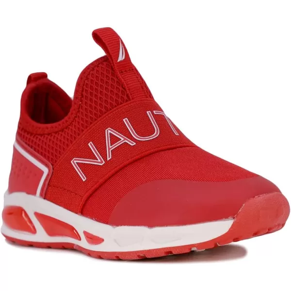 Nautica Kids Light Up Flashing Sneaker Athletic Running Shoes LaceUpBungeeSlipon Boy  GirlLittle KidBig Kid Kappil Parks Neave LightsRed Lightsalois