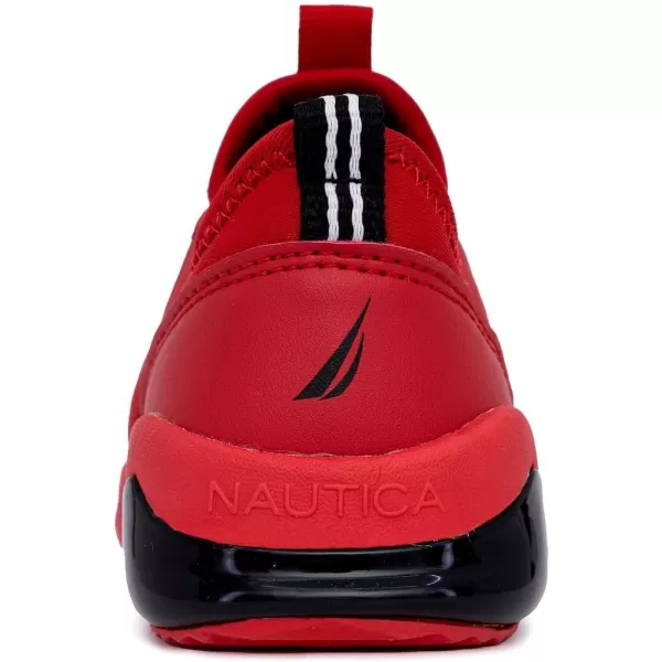 Nautica Kids Light Up Flashing Sneaker Athletic Running Shoes LaceUpBungeeSlipon Boy  GirlLittle KidBig Kid Kappil Parks Neave LightsRed Mono Black Lights