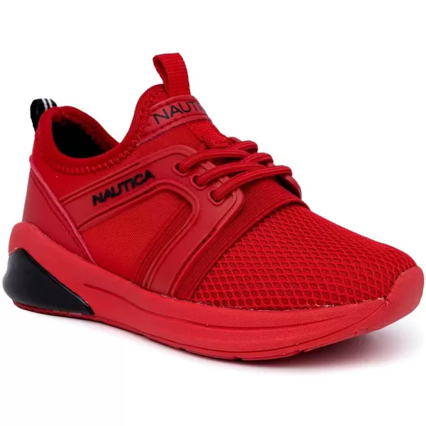 Nautica Kids Light Up Flashing Sneaker Athletic Running Shoes LaceUpBungeeSlipon Boy  GirlLittle KidBig Kid Kappil Parks Neave LightsRed Mono Black Lights