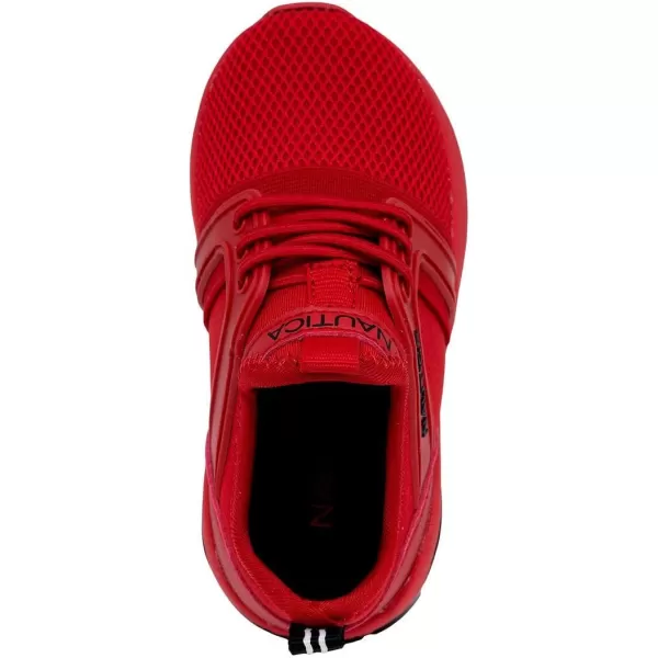 Nautica Kids Light Up Flashing Sneaker Athletic Running Shoes LaceUpBungeeSlipon Boy  GirlLittle KidBig Kid Kappil Parks Neave LightsRed Mono Black Lights