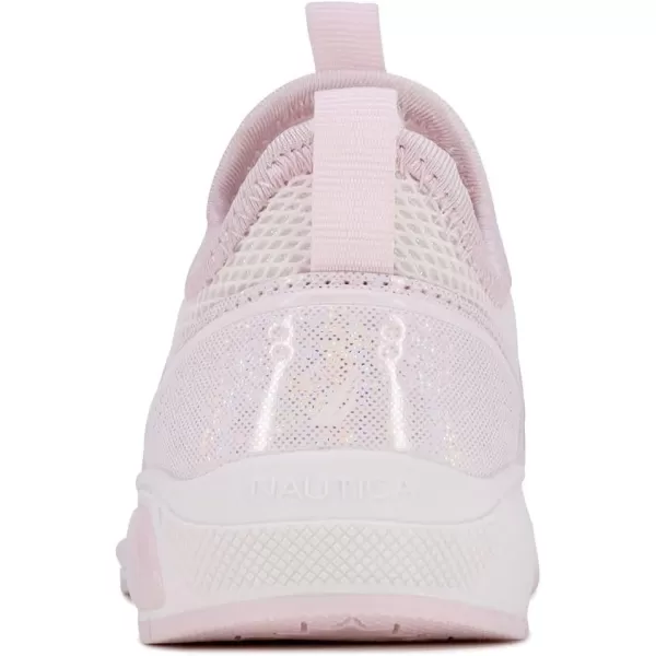 Nautica Kids Light Up Flashing Sneaker Athletic Running Shoes LaceUpBungeeSlipon Boy  GirlLittle KidBig Kid Kappil Parks Neave LightsWhite Pink Disco Lightsalois