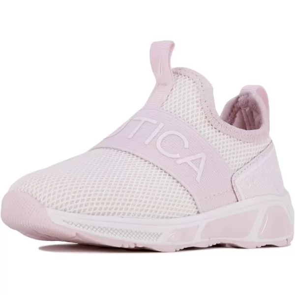 Nautica Kids Light Up Flashing Sneaker Athletic Running Shoes LaceUpBungeeSlipon Boy  GirlLittle KidBig Kid Kappil Parks Neave LightsWhite Pink Disco Lightsalois