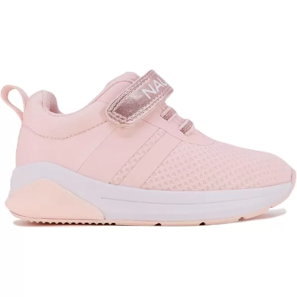 Nautica Kids LightUp Flashing Sneaker Athletic Running Shoes with Strap  Fashionable and Fun for Boys and Girls  Available in Toddler and Little Kid SizesRose Gold Lights