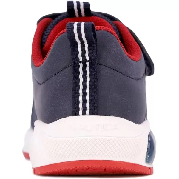 Nautica Kids LightUp Flashing Sneaker Athletic Running Shoes with Strap  Fashionable and Fun for Boys and Girls  Available in Toddler and Little Kid SizesJurnee Lightsnavy Red Pop